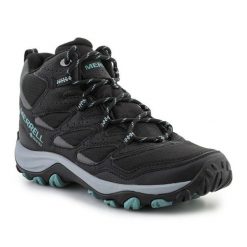 Buty Merrell West Rim Sport Gtx J036552 czarne. Czarne obuwie trekkingowe damskie z gore-texu, bez zapięcia. Za 962.69 zł.