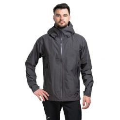 Kurtka przeciwdeszczowa męska Rab Namche Gore-Tex Paclite Jacket z kapturem. Zielone kurtki męskie RAB, l, bez wzorów, z gore-texu, sportowe, z kapturem. Za 839.99 zł.