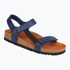 Sandały Scholl Heaven Ad Med. Niebieskie buty zimowe męskie Scholl, bez wzorów, sportowe, bez zapięcia. Za 249.99 zł.