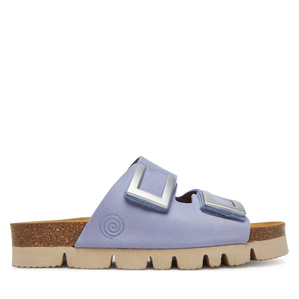 Klapki Dr. Brinkmann. Fioletowe klapki damskie Dr. Brinkmann, bez wzorów, bez obcasa, bez zapięcia. Za 309.99 zł.