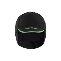 Czapka z daszkiem pod kask YPP001 ROCKBROS ocieplana czarna. Czarne czapki damskie ROCKBROS, na zimę, bez wzorów, z materiału. Za 29.99 zł.