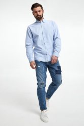 Koszula męska bawełniana Haven3-W JOOP! JEANS. Koszule męskie JOOP! Jeans, m, bez wzorów, z bawełny, bez kołnierzyka, bez ramiączek. Za 419.00 zł.