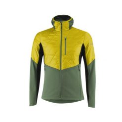 Kurtka hybrydowa Löffler Alex PL60. Żółte kurtki sportowe męskie LOFFLER, na zimę, l, bez wzorów, z materiału, bez kaptura, do biegania, primaloft. Za 1,029.30 zł.
