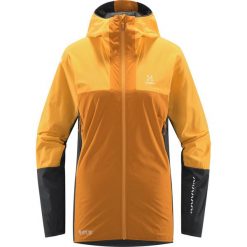 Kurtka techniczna damska L.I.M Alpha Hood. Żółte kurtki sportowe damskie Haglöfs, l, bez wzorów, bez ramiączek, bez kaptura, trekkingowe. Za 1,410.00 zł.