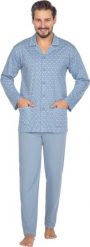 Regina Pizama męska z długim rękawem długie spodnie 463 2XL-3XL 3XL. Piżamy męskie Regina, m, bez wzorów, bez kołnierzyka, bez ramiączek, długie. Za 164.88 zł.