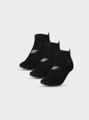 4F Skarpetki treningowe przed kostkę (3-pack) męskie - czarne 43-46. Czarne skarpety męskie 4F, bez wzorów, z elastanu. Za 44.99 zł.