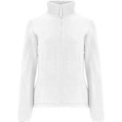 Damska Bluza Polarowa Artic Z Pełnym Zamkiem Błyskawicznym. Białe bluzy damskie ROLY, na zimę, xl, bez wzorów, z polaru, sportowe, bez ramiączek, bez kaptura. Za 100.99 zł.