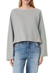 S.Oliver Bluza Kobiety Bawełna szary, 36. Szare bluzy damskie S.Oliver, s, bez wzorów, z bawełny, vintage, bez ramiączek, bez kaptura. Za 229.95 zł.