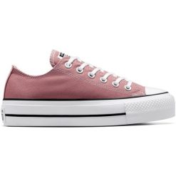Buty sportowe Converse Chuck Taylor As Lift. Fioletowe obuwie sportowe damskie Converse, bez wzorów, bez zapięcia. Za 490.00 zł.