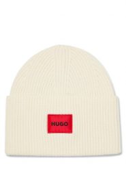 HUGO Czapka - Saffa Kobiety biały, ONE SIZE. Białe czapki damskie Hugo, bez wzorów, z wełny, eleganckie. Za 309.95 zł.