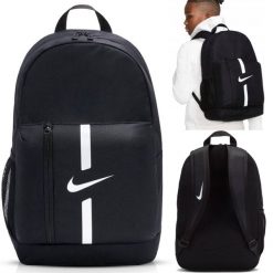 Plecak sportowy Nike Academy Team piłkarski treningowy z kieszenią na piłkę 22L. Niebieskie plecaki męskie Nike, bez wzorów, sportowe. Za 102.00 zł.