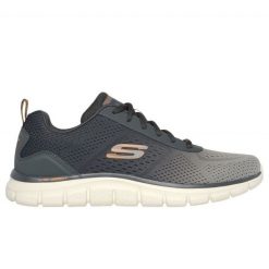 Buty Skechers sneakersy Track - Ripkent 232399 Olv szare. Szare komplety dresowe męskie m, bez wzorów. Za 397.31 zł.