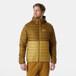Ocieplana kurtka z kapturem Helly Hansen Banff. Brązowe kurtki męskie Helly Hansen, bez wzorów, z puchu, eleganckie, z kapturem. W wyprzedaży za 668.05 zł.