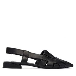 Baleriny HÖGL. Czarne balerinki damskie HÖGL, bez wzorów, bez obcasa, bez zapięcia. Za 799.99 zł.