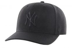 Czapka typu snapback New York Yankees 47Brand MLB Cold Zone MVP. Czarne czapki damskie 47 Brand, bez wzorów, z materiału, eleganckie. Za 109.99 zł.