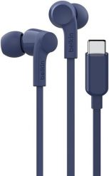 Belkin Rockstar InEar Headphones cabel, USB-C, blue G3H0002hqBLV2. Niebieskie słuchawki douszne Belkin. Za 64.30 zł.