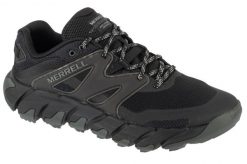 Buty trekkingowe męskie, Maipo Explorer Aerosport. Czarne trekkingi męskie Merrell, z materiału, przed kostkę, bez zapięcia. Za 499.99 zł.