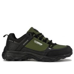 Buty męskie sportowe trekkingowe DK PREDATOR LOW SOFTSHELL. Czarne trekkingi męskie DK, z materiału, bez zapięcia. Za 159.00 zł.