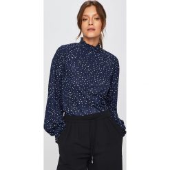 Vila - Bluzka. Niebieskie bluzki damskie Vila, s, bez wzorów, z elastanu, casualowe, bez kołnierzyka, bez ramiączek. W wyprzedaży za 59.90 zł.