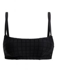 Stanik bikini D-cup dla Kobiety CAMILO. Czarne stroje kąpielowe damskie Roxy, xs, bez wzorów, z elastanu. Za 213.65 zł.