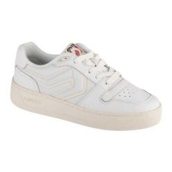 Trampki Damskie Skóra Glide. Białe trampki i tenisówki damskie Levi's®, bez wzorów, z gumy, bez zapięcia. Za 492.99 zł.