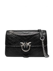 PINKO Torebka Love One Light Mini Al 25-26 PLTT 106173 A2JC Czarny. Czarne torebki do ręki damskie Pinko, bez wzorów, ze skóry, bez dodatków. Za 1,779.00 zł.