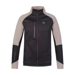 Bluza z pełnym zamkiem błyskawicznym Hannah Tariq II. Brązowe bluzy sportowe męskie Hannah, bez wzorów, z polaru, bez kaptura, narciarskie. Za 500.50 zł.