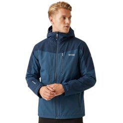 Kurtka trekkingowa męska Regatta Wentwood IX 3w1. Niebieskie kurtki męskie Regatta, m, bez wzorów, z poliesteru, sportowe, bez kaptura. W wyprzedaży za 451.00 zł.