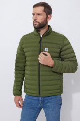 Kurtka Carhartt LWD Stretch Chive. Kurtki męskie Carhartt, bez wzorów, bez ramiączek, bez kaptura. Za 738.98 zł.