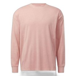 Bluza z naturalnego barwnika Reebok Classics. Czerwone bluzy damskie Reebok, m, bez wzorów, z bawełny, bez ramiączek, bez kaptura. Za 159.99 zł.