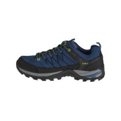 Buty trekkingowe CMP Rigel. Czarne trekkingi męskie CMP, z materiału, bez zapięcia. Za 389.30 zł.