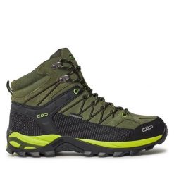 Trekkingi CMP. Brązowe botki męskie CMP, bez wzorów, sportowe, bez obcasa, bez zapięcia. Za 339.99 zł.