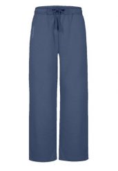 Szerokie spodnie dresowe N-EVA. Niebieskie spodnie materiałowe damskie Volcano, bez wzorów, z dresówki, długie. Za 139.99 zł.