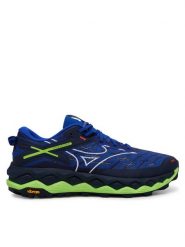 Mizuno Buty do biegania Wave Mujin 10 J1GJ2470 Niebieski. Niebieskie buty sportowe męskie Mizuno, bez wzorów, z materiału, bez zapięcia, do biegania. Za 399.99 zł.