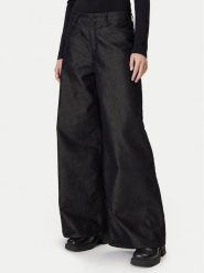 KARL LAGERFELD Jeansy A4W10097 Czarny Wide Leg. Czarne jeansy damskie KARL LAGERFELD, bez wzorów, z bawełny. Za 679.99 zł.