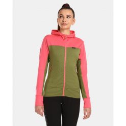 Damski sweter z wełny merynosów z kapturem Kilpi WOLIE-W. Czerwone swetry nierozpinane damskie Kilpi, xs, bez wzorów, z wełny, sportowe, bez kołnierzyka, bez ramiączek. Za 525.33 zł.
