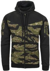 Helikon-Tex Bluza ROGUE Hoodie (FullZip) - Czarny/ERDL. Czarne bluzy męskie HELIKON-TEX, m, bez wzorów, bez ramiączek, bez kaptura. Za 251.74 zł.