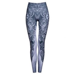 Legginsy sportowe damskie DEEP TRIP Totem. Szare legginsy damskie DEEP TRIP, xs, bez wzorów, na jogę i pilates. Za 179.00 zł.