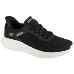 Buty sportowe Sneakersy męskie, Slip-Ins: Bobs Squad Chaos - Tough Walk. Czarne buty sportowe męskie Skechers, bez wzorów, bez zapięcia, trekkingowe. Za 299.99 zł.