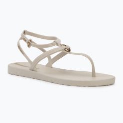 Sandały damskie Ipanema Atena. Brązowe sandały damskie Ipanema, bez wzorów, z materiału, bez obcasa, bez zapięcia. Za 139.99 zł.