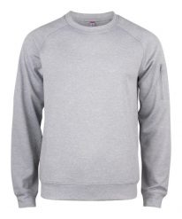 Clique Basic Active Bluza z okrągłym dekoltem z poliestru – grey melange. Szare bluzy damskie CLIQUE, xl, bez wzorów, bez ramiączek, bez kaptura. Za 162.59 zł.