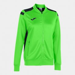 Bluza do piłki nożnej damska Joma Championship IV. Czarne bluzy damskie Joma, xl, bez wzorów, sportowe, bez ramiączek, bez kaptura. W wyprzedaży za 114.80 zł.