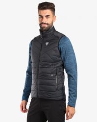 Kurtka puchowa bez rękawów Kilpi Heateo. Czarne kurtki męskie Kilpi, na zimę, m, bez wzorów, z hardshellu, bez kaptura, narciarskie. Za 392.50 zł.