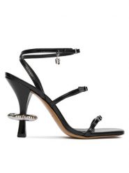 Marc Jacobs Sandały 2P5FPM001F13 Czarny. Czarne sandały damskie Marc Jacobs, bez wzorów, ze skóry, bez obcasa, na szpilce, bez zapięcia. Za 1,499.00 zł.
