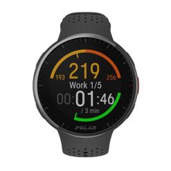 Zegarek z GPS Polar Pacer Pro Black. Czarne zegarki damskie Polar, bez wzorów, z polaru. Za 1,049.00 zł.