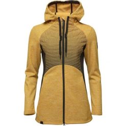 Damski sweter sportowy Loap Galima żółty. Brązowe swetry nierozpinane damskie ZSPORT, na zimę, bez wzorów, sportowe, bez kołnierzyka, bez ramiączek. Za 239.99 zł.