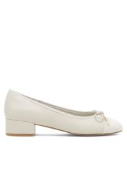 Nine West Baleriny WFA2608-1 Beżowy. Brązowe balerinki damskie Nine West, bez wzorów, ze skóry, bez obcasa, bez zapięcia. Za 119.99 zł.
