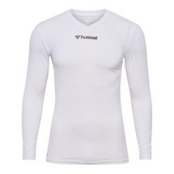 Dżersej z długim rękawem Hummel Bl Essential. Białe koszulki sportowe męskie Hummel, l, bez wzorów, z dżerseju, bez ramiączek, na fitness i siłownię. Za 144.00 zł.