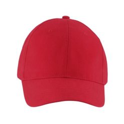 Czapka Z Daszkiem Z 6 Panelami Słonecznymi. Czerwone czapki damskie SOL'S, bez wzorów. Za 26.99 zł.