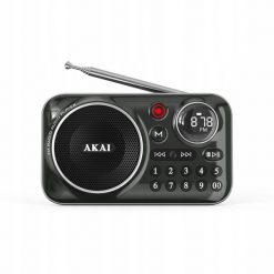 Radio Akai Przenośne Radio APR-500 czarny (8527 19 00). Czarne radia Akai. Za 89.00 zł.